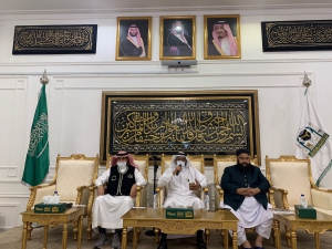 وكالة مجمع الملك عبدالعزيز لكسوة الكعبة المشرفة تستقبل معالي رئيس مجلس علماء جمهورية باكستان