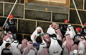 بمناسبة تغيير ثوب الكعبة المشرفة:الرئيس العام يؤكد عناية واهتمام المملكة العربية السعودية بالكعبة المشرفة