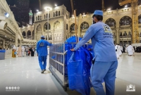 رفع (500) طن نفايات من المسجد الحرام خلال خمسة أيام