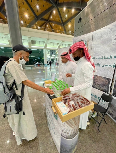 الرئاسة تودع حجاج بيت الله الحرام المغادرين عبر الخطوط الحديدية السعودية (سار) ومطار الملك عبدالعزيز بجدة