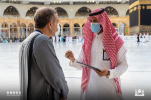 قياس رضا القاصدين والزوار عن الإجراءات الاحترازية المتبعة في المسجد الحرام