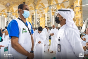 (23665) ألف حالة طبية يباشرها (403) متطوع ومتطوعة صحية في (15) موقعا في  المسجد الحرام