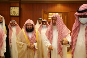 الرئيس العام ووفد من وكلاء الرئيس في زيارة لسماحة مفتي عام المملكة